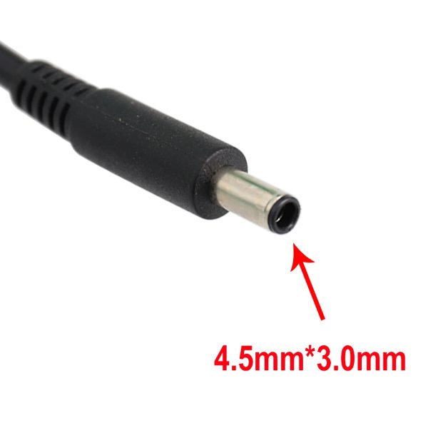 Chargeur Dell petit bout, adaptateur pour Dell Inspiron 15 19.5 4.5 3.0  3.34A 65W