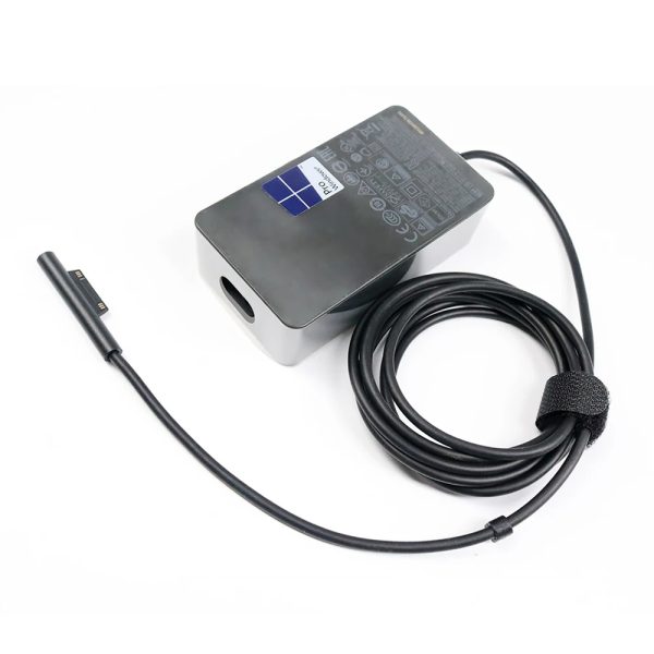 Chargeur Microsoft Surface Book Pro3 4 5 6 7 adaptateur secteur 1706 chargeur 15V 4A 65W Charge rapide avec 5V 1A