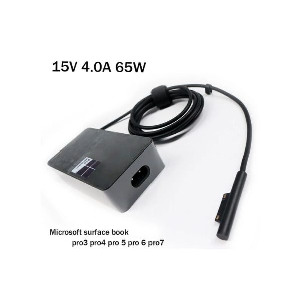 Chargeur Microsoft Surface Book Pro3 4 5 6 7 adaptateur secteur 1706 chargeur 15V 4A 65W Charge rapide avec 5V 1A